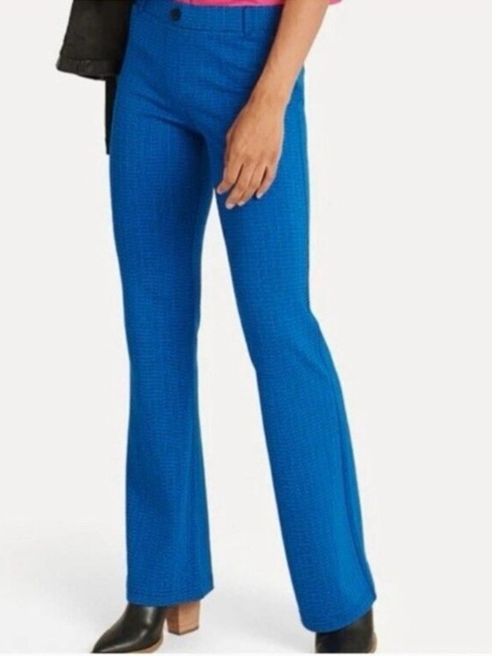 Betabrand Straight Leg/Bootcut yoga stretch Dress Pants M